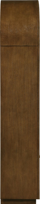 Meridian Furniture - Botanical Oak Veneer And Solid Wood Bookcase in Brown - 77021Brown - GreatFurnitureDeal