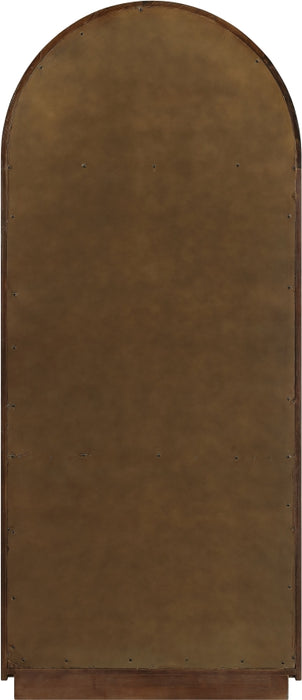 Meridian Furniture - Botanical Oak Veneer And Solid Wood Bookcase in Brown - 77021Brown - GreatFurnitureDeal