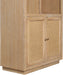 Meridian Furniture - Botanical Oak Veneer And Solid Wood Bookcase in Natural - 77021Natural - GreatFurnitureDeal