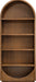 Meridian Furniture - Hearth Oak Veneer And Solid Wood Bookcase in Brown - 77024Brown - GreatFurnitureDeal