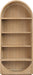 Meridian Furniture - Hearth Oak Veneer And Solid Wood Bookcase in Natural - 77024Natural - GreatFurnitureDeal