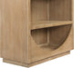 Meridian Furniture - Hearth Oak Veneer And Solid Wood Bookcase in Natural - 77024Natural - GreatFurnitureDeal