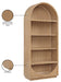 Meridian Furniture - Hearth Oak Veneer And Solid Wood Bookcase in Natural - 77024Natural - GreatFurnitureDeal