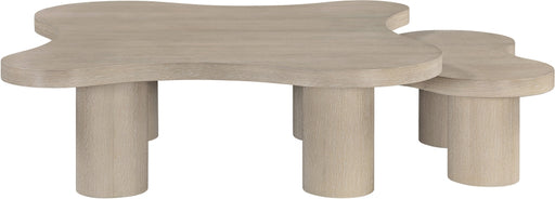 Meridian Furniture - Cove Oak Veneer And Solid Wood 2pc. Coffee Table in Natural - 99000Natural-CT-2PC - GreatFurnitureDeal