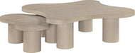 Meridian Furniture - Cove Oak Veneer And Solid Wood 2pc. Coffee Table in Natural - 99000Natural-CT-2PC - GreatFurnitureDeal