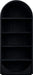 Meridian Furniture - Hearth Oak Veneer And Solid Wood Bookcase in Black - 77024Black - GreatFurnitureDeal