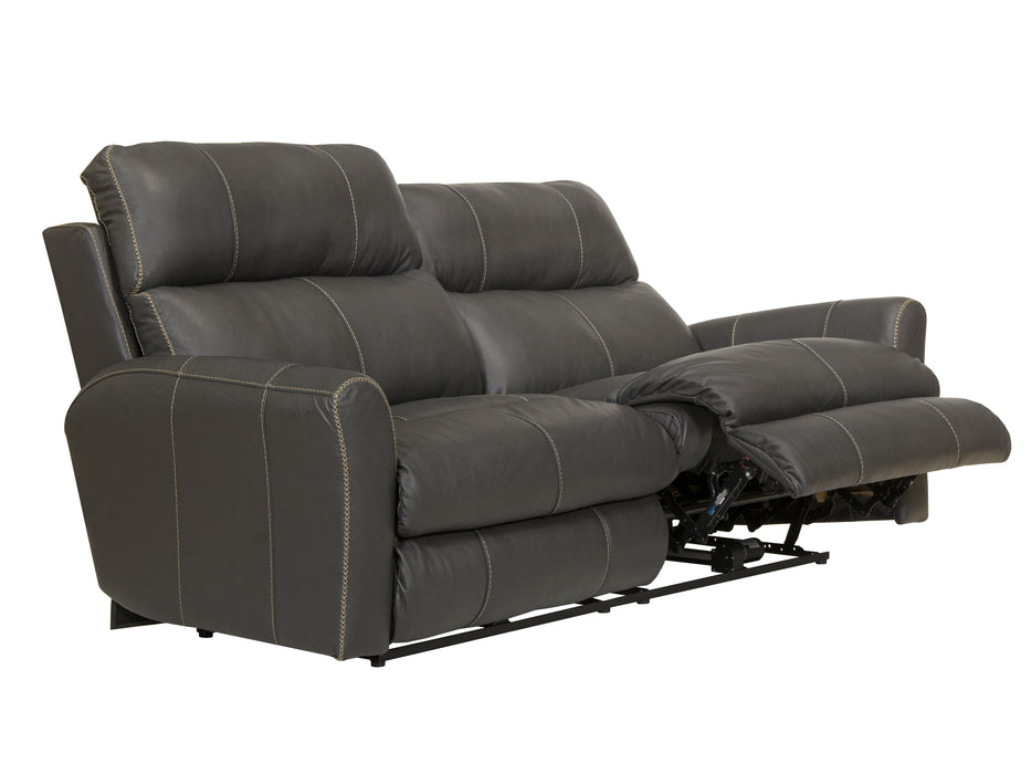 Catnapper - Fredda 2 Piece Power Reclining Living Room Set in Anthracite - 64481-89-ANTHRACITE