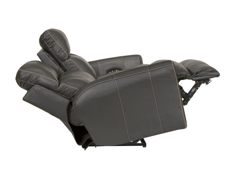 Catnapper - Fredda 2 Piece Power Reclining Living Room Set in Anthracite - 64481-89-ANTHRACITE