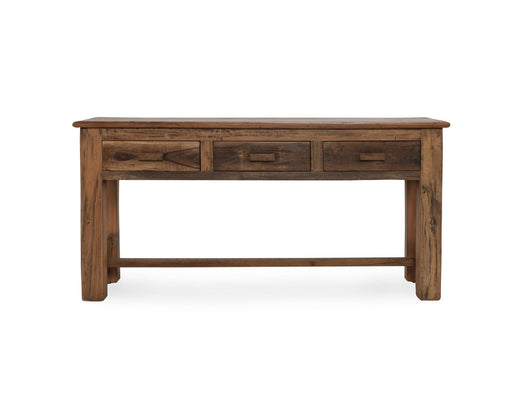 Classic Home - Ezra Reclaimed Wood 3Dwr Console Table - 59012109 - GreatFurnitureDeal