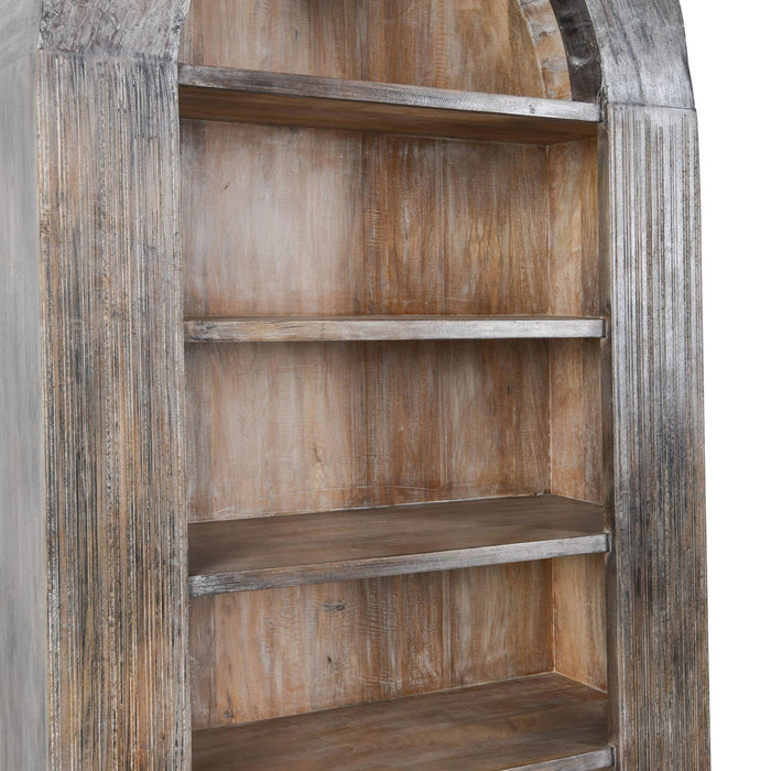 Classic Home - Alta Reclaimed Wood Arch Bookcase - 59026190 - GreatFurnitureDeal
