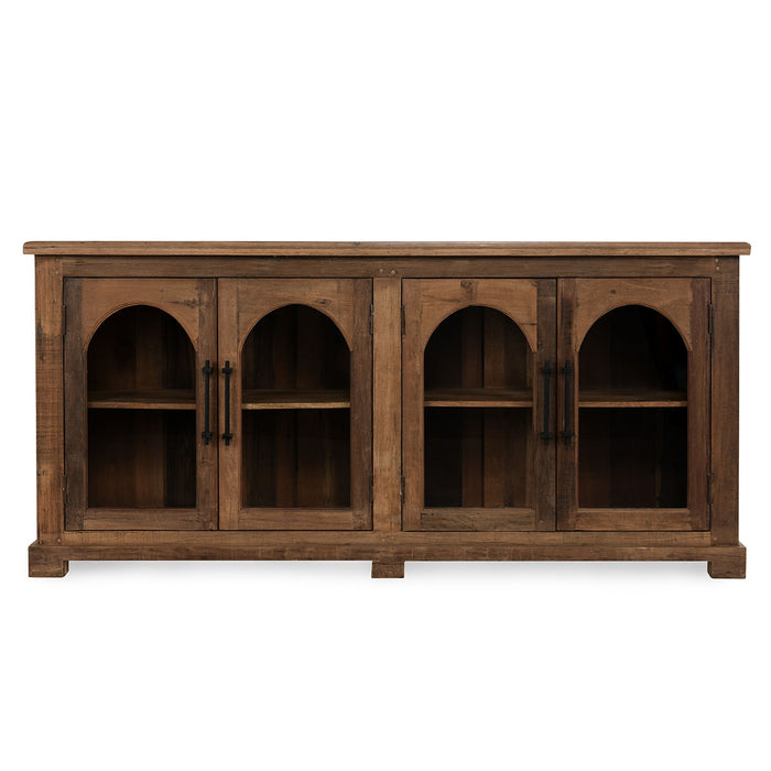 Classic Home Furniture - Zion Reclaimed Wood 4Dr Cabinet Natural - 59026957 - GreatFurnitureDeal