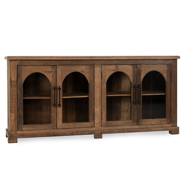 Classic Home Furniture - Zion Reclaimed Wood 4Dr Cabinet Natural - 59026957
