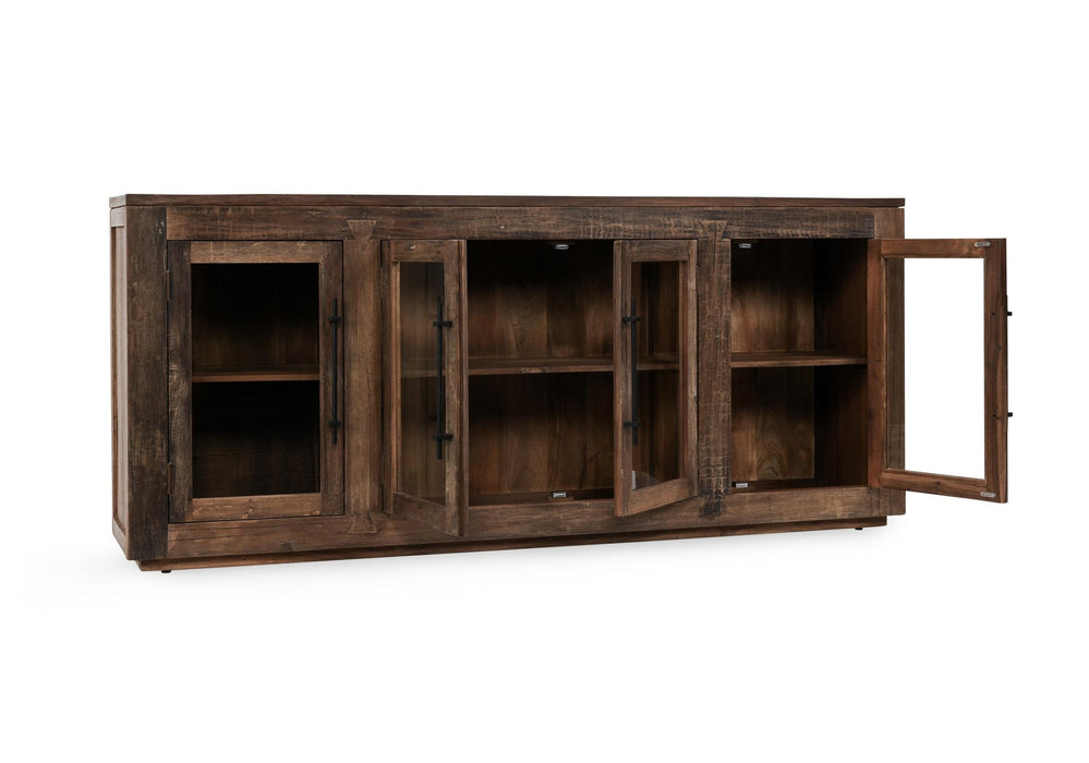 Classic Home - Jett Reclaimed Wood 4Dr Cabinet - 59026961 - GreatFurnitureDeal
