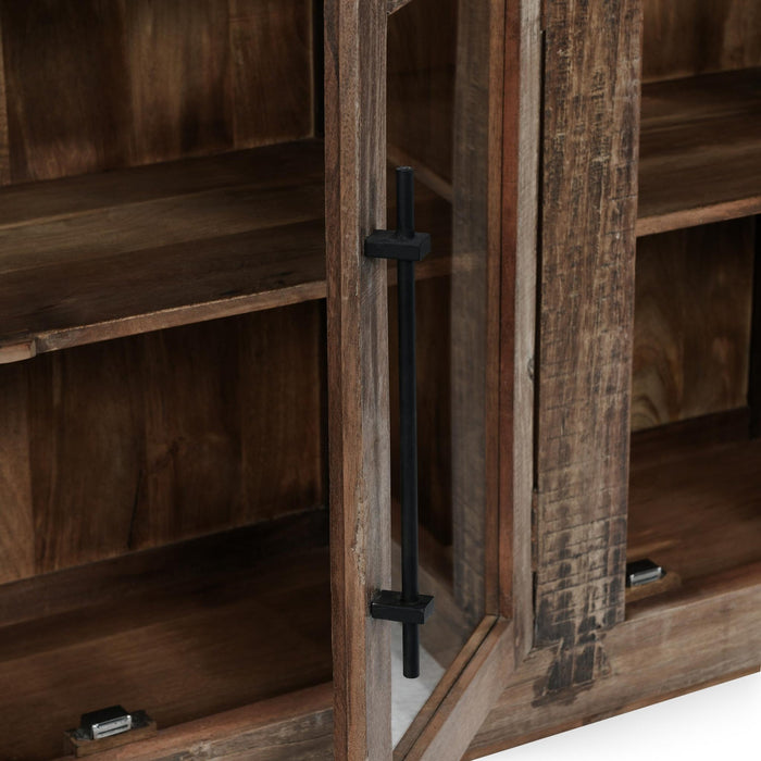 Classic Home - Jett Reclaimed Wood 4Dr Cabinet - 59026961 - GreatFurnitureDeal