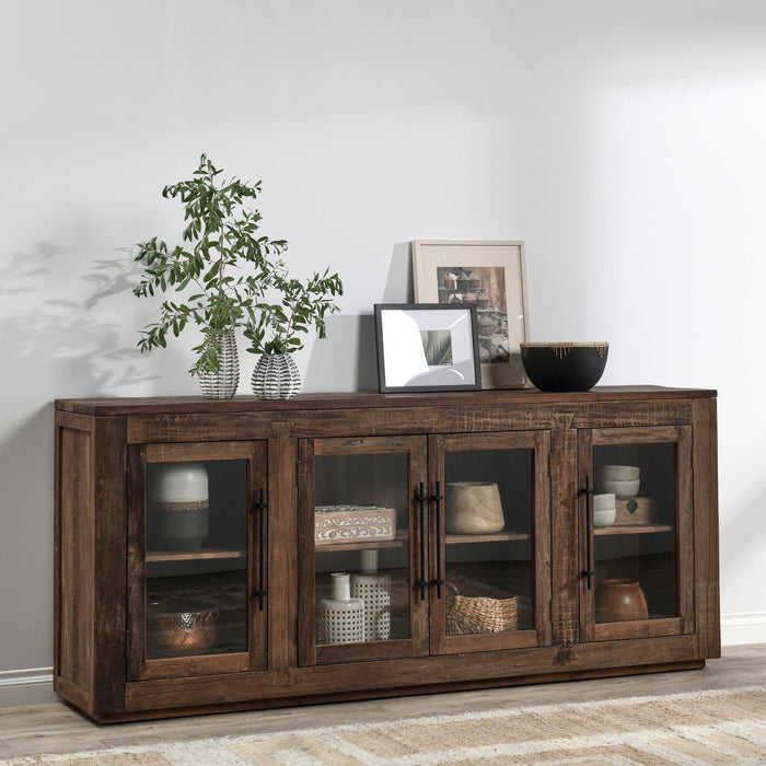 Classic Home - Jett Reclaimed Wood 4Dr Cabinet - 59026961 - GreatFurnitureDeal