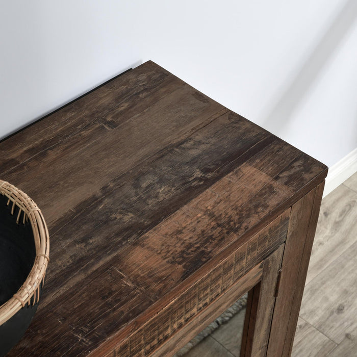 Classic Home - Jett Reclaimed Wood 4Dr Cabinet - 59026961 - GreatFurnitureDeal