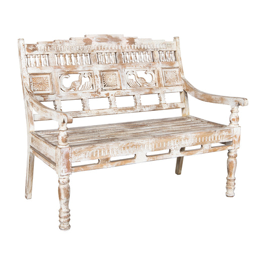 Classic Home Furniture - WD Carved Bench - 59031056 - GreatFurnitureDeal