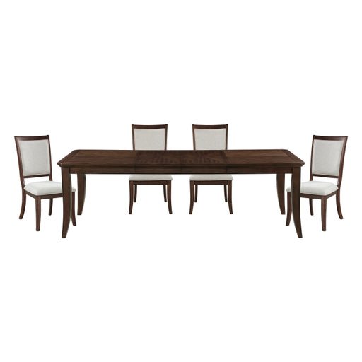 Homelegance - Claymont 5 Piece Dining Table Set in Dark Walnut - 5962-96*5 - GreatFurnitureDeal