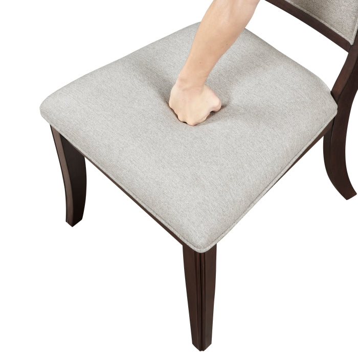 Homelegance - Claymont 5 Piece Dining Table Set in Dark Walnut - 5962-96*5 - GreatFurnitureDeal