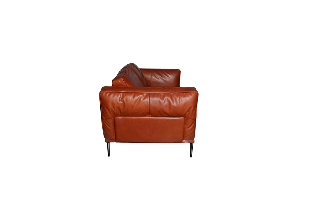 Moroni - Bartz Full Leather Sofa in Cognac - 59703C2280