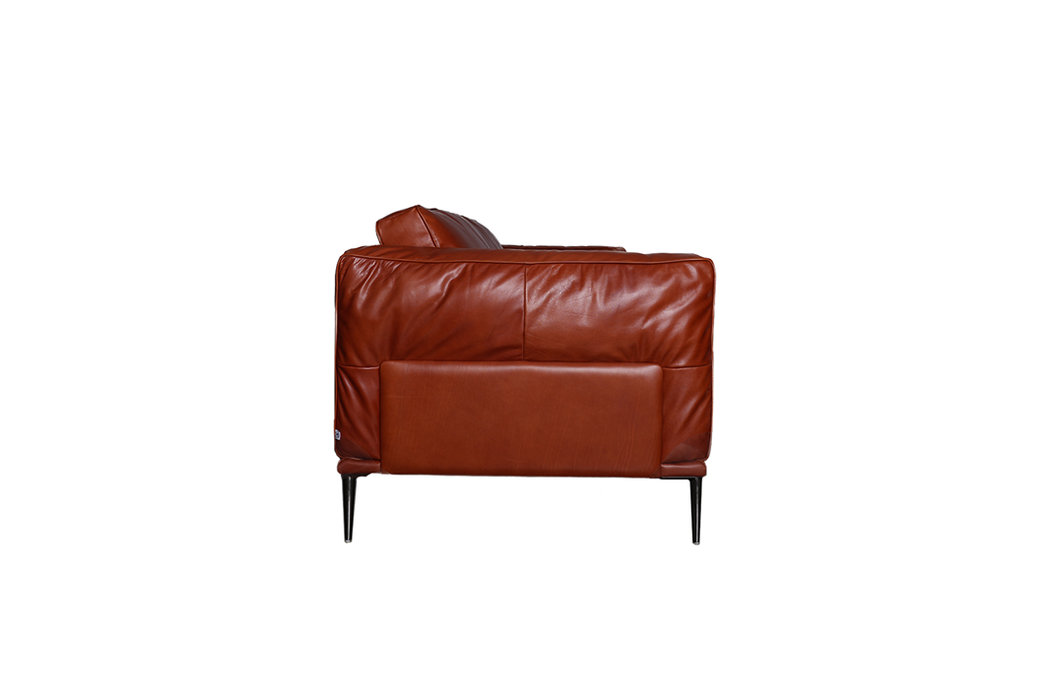 Moroni - Bartz Full Leather Sofa in Cognac - 59703C2280 - GreatFurnitureDeal