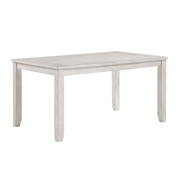 Homelegance - Savile 7 Piece Dining Table Set in Brushed Antique White - 5982-60*7 - GreatFurnitureDeal