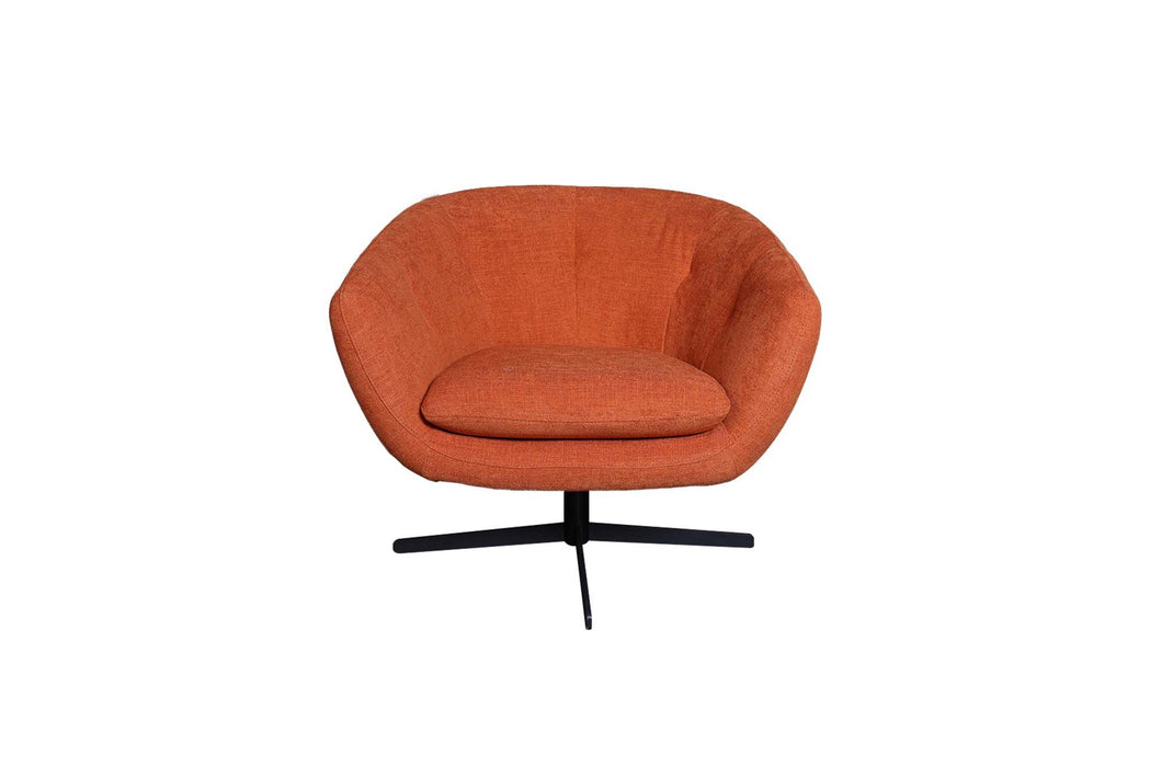 Moroni - Allison Swivel Chair in Orange - 59906MF31226A - GreatFurnitureDeal