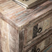 Classic Home - Baltim Reclaimed Wood 3Dwr Print Block Cabinet - 59912175 - GreatFurnitureDeal