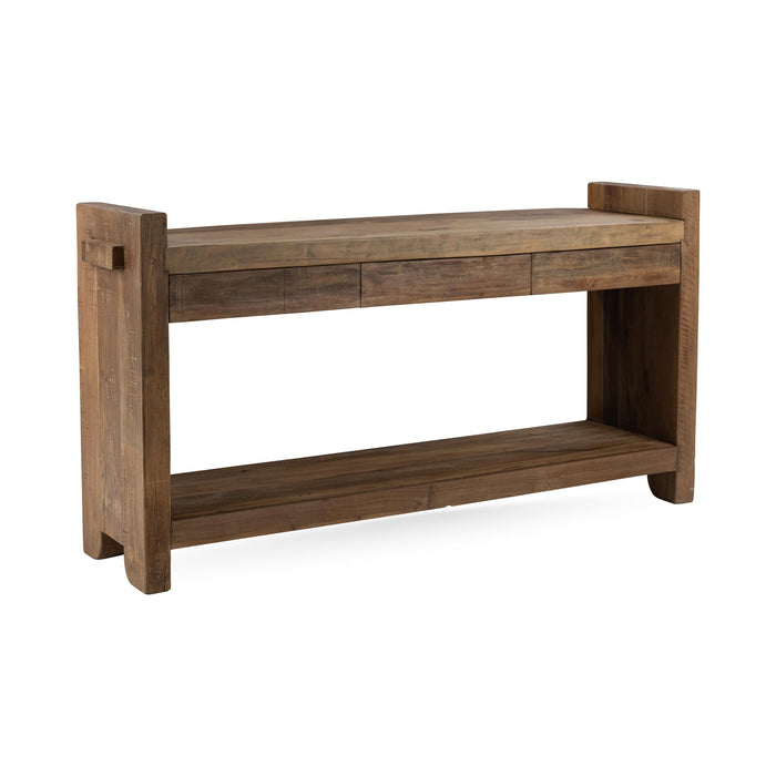 Classic Home - Marsa Reclaimed Wood 3Dwr Console - 59971081 - GreatFurnitureDeal
