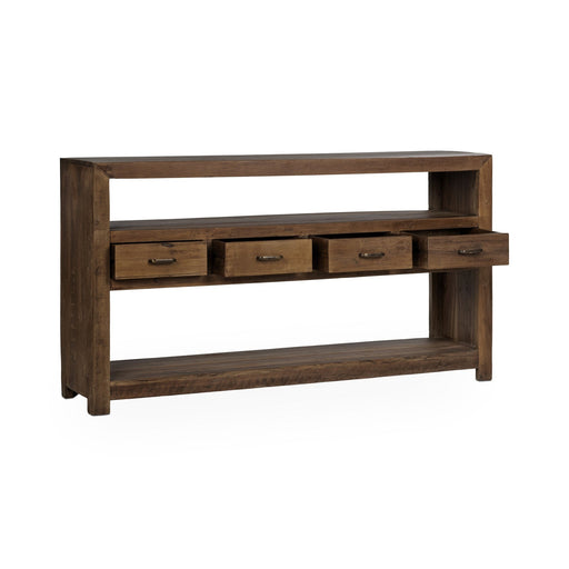 Classic Home - Mattai Reclaimed Wood 4Dwr Console - 59972101 - GreatFurnitureDeal