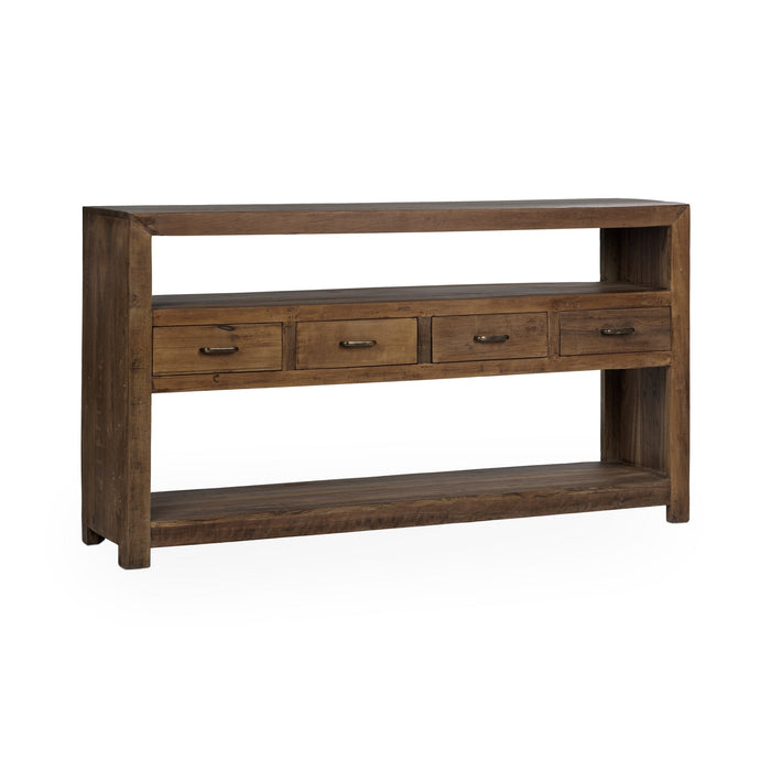 Classic Home - Mattai Reclaimed Wood 4Dwr Console - 59972101 - GreatFurnitureDeal