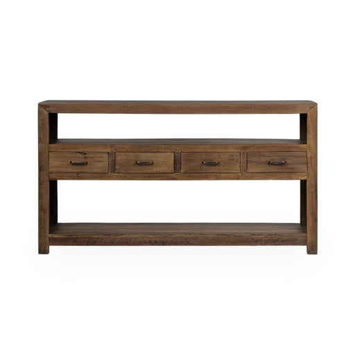 Classic Home - Mattai Reclaimed Wood 4Dwr Console - 59972101 - GreatFurnitureDeal