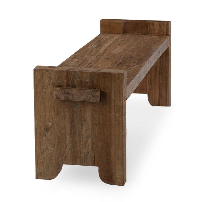 Classic Home - Marsa Reclaimed Wood Bench - 59973012 - GreatFurnitureDeal