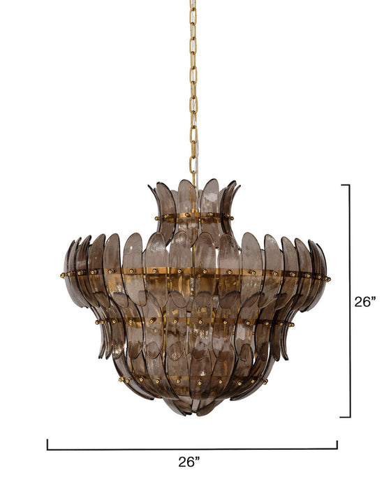 Jamie Young Company - Arcade Chandelier in Taupe - 5ARCA-CHGR - GreatFurnitureDeal