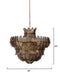 Jamie Young Company - Arcade Chandelier in Taupe - 5ARCA-CHGR - GreatFurnitureDeal