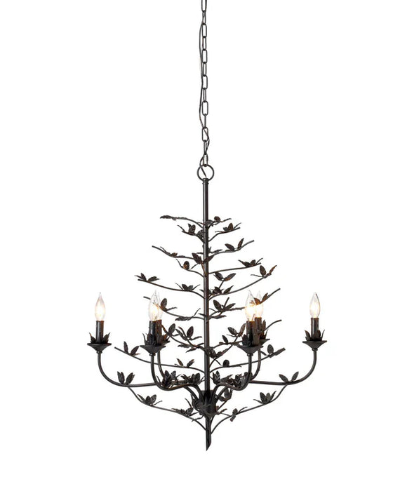 Jamie Young Company - Blooming Chandelier in Black - 5BLOO-BLCK - GreatFurnitureDeal
