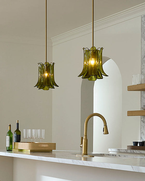 Jamie Young Company - Cala Pendant in Green - 5CALA-PEGN - GreatFurnitureDeal