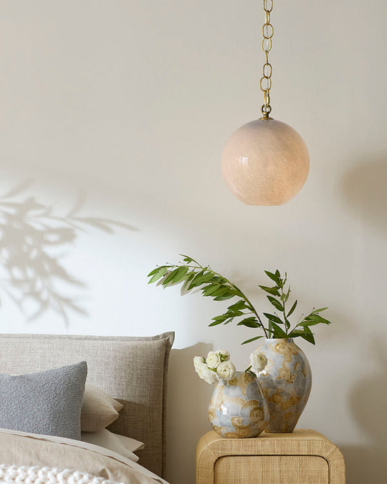 Jamie Young Company - Camber Pendant in Blue - 5CAMB-PEBL - GreatFurnitureDeal