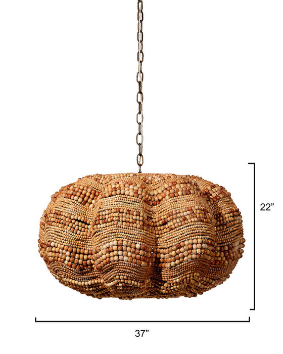 Jamie Young Company - Clamshell Large Chandelier in Natural - 5CLAM-XLNA - GreatFurnitureDeal