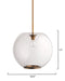 Jamie Young Company - Helium Pendant - 5HELI-PECL - GreatFurnitureDeal