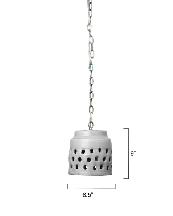 Jamie Young Company - Perforated Pendant - 5PERF-PDGR