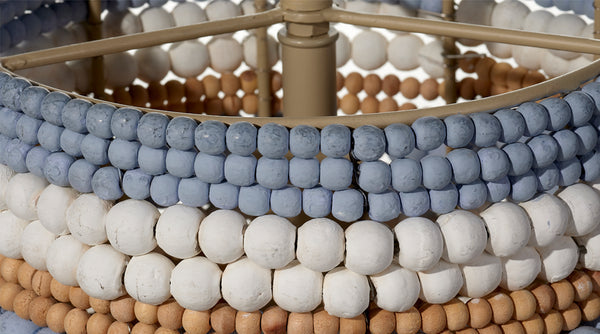 Jamie Young Company - Strand Pendant in Blue - 5STRA-PEBL - GreatFurnitureDeal