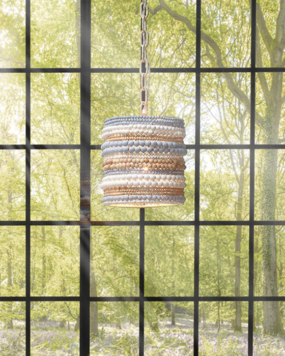 Jamie Young Company - Strand Pendant in Blue - 5STRA-PEBL - GreatFurnitureDeal