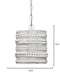 Jamie Young Company - Strand Pendant in White - 5STRA-PEWH - GreatFurnitureDeal