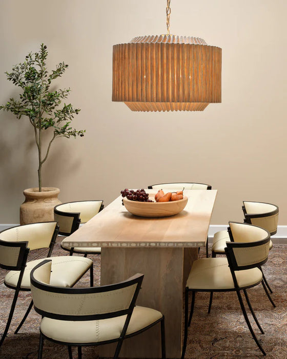 Jamie Young Company - Theory Chandelier in Off-White, Natural - 5THEO-CHNA - GreatFurnitureDeal