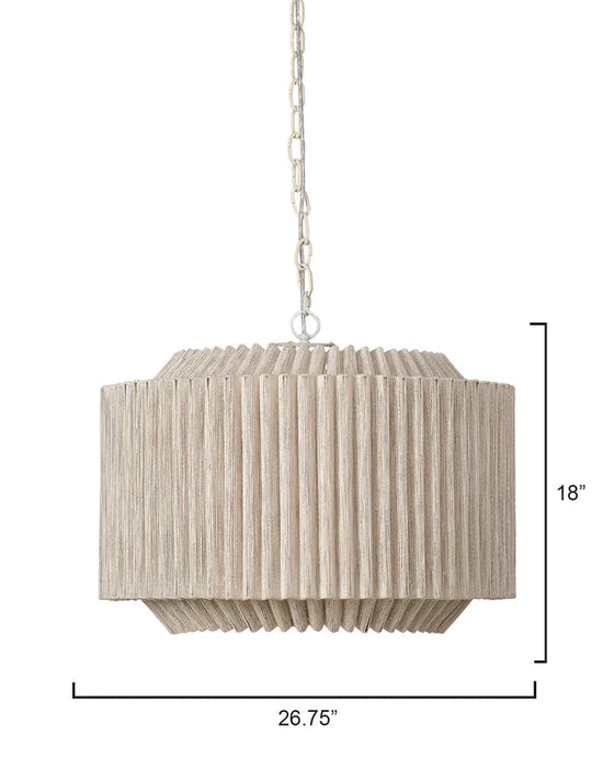 Jamie Young Company - Theory Chandelier in Off-White, Natural - 5THEO-CHNA - GreatFurnitureDeal