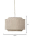 Jamie Young Company - Theory Chandelier in Off-White, Natural - 5THEO-CHNA - GreatFurnitureDeal