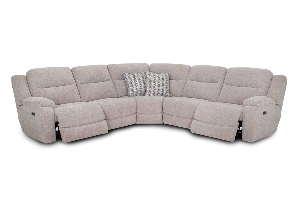 Franklin Furniture - 690 Cleveland Power Rocker Recliner in Stella NWB Mushroom - 6590-MUSHROOM - GreatFurnitureDeal