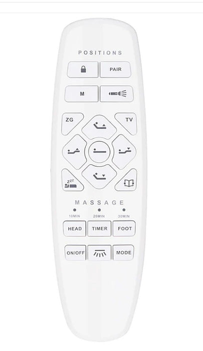 OKIN - Replacement Remote W/ Massage Functions for Adjustable Base - RF.27.19.33 - GreatFurnitureDeal