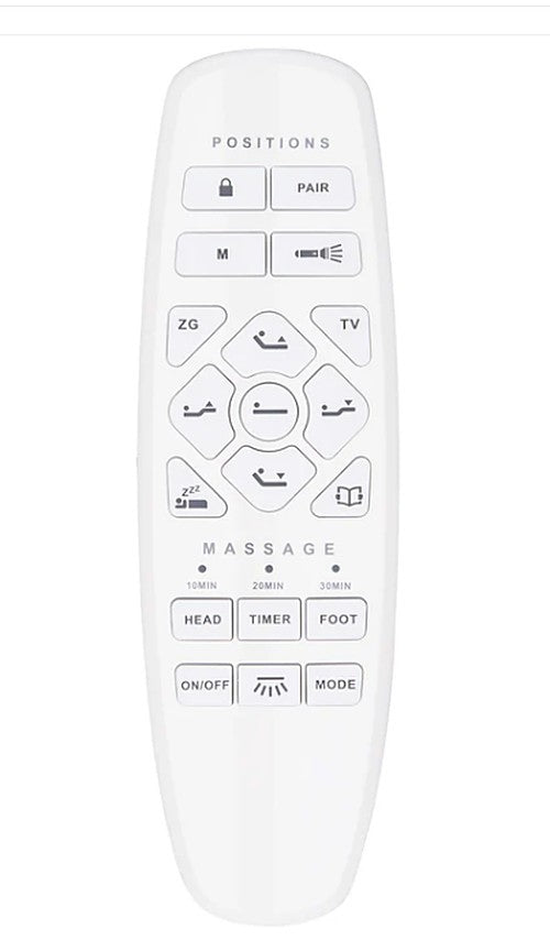 OKIN - Replacement Remote W/ Massage Functions for Adjustable Base - RF.27.19.33 - GreatFurnitureDeal